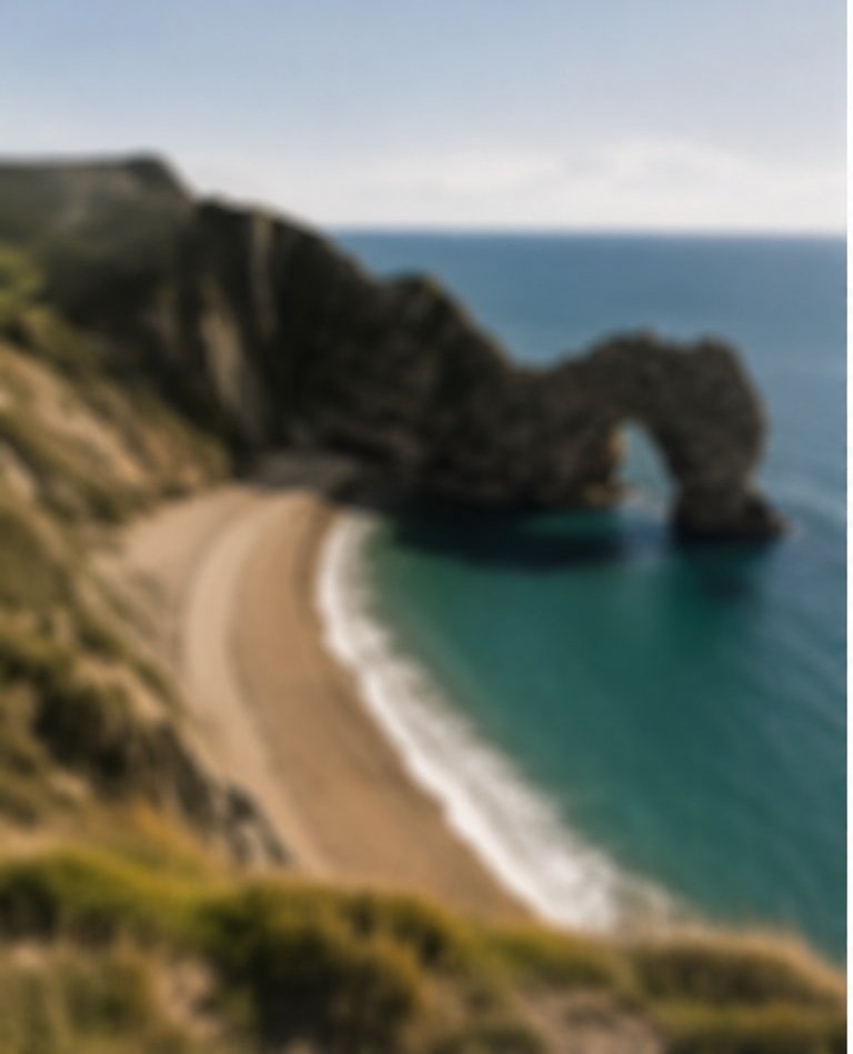 Original blurred landscape